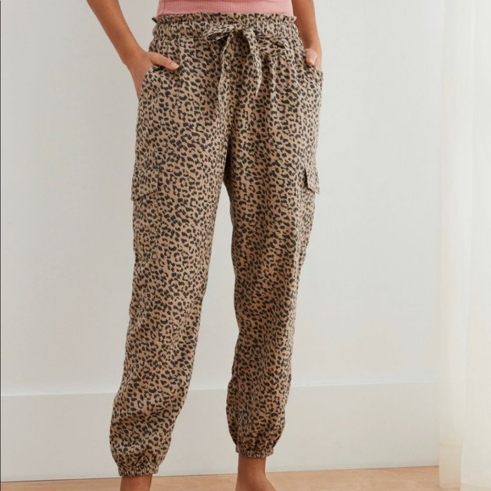 Aerie Cheetah Print Jogger